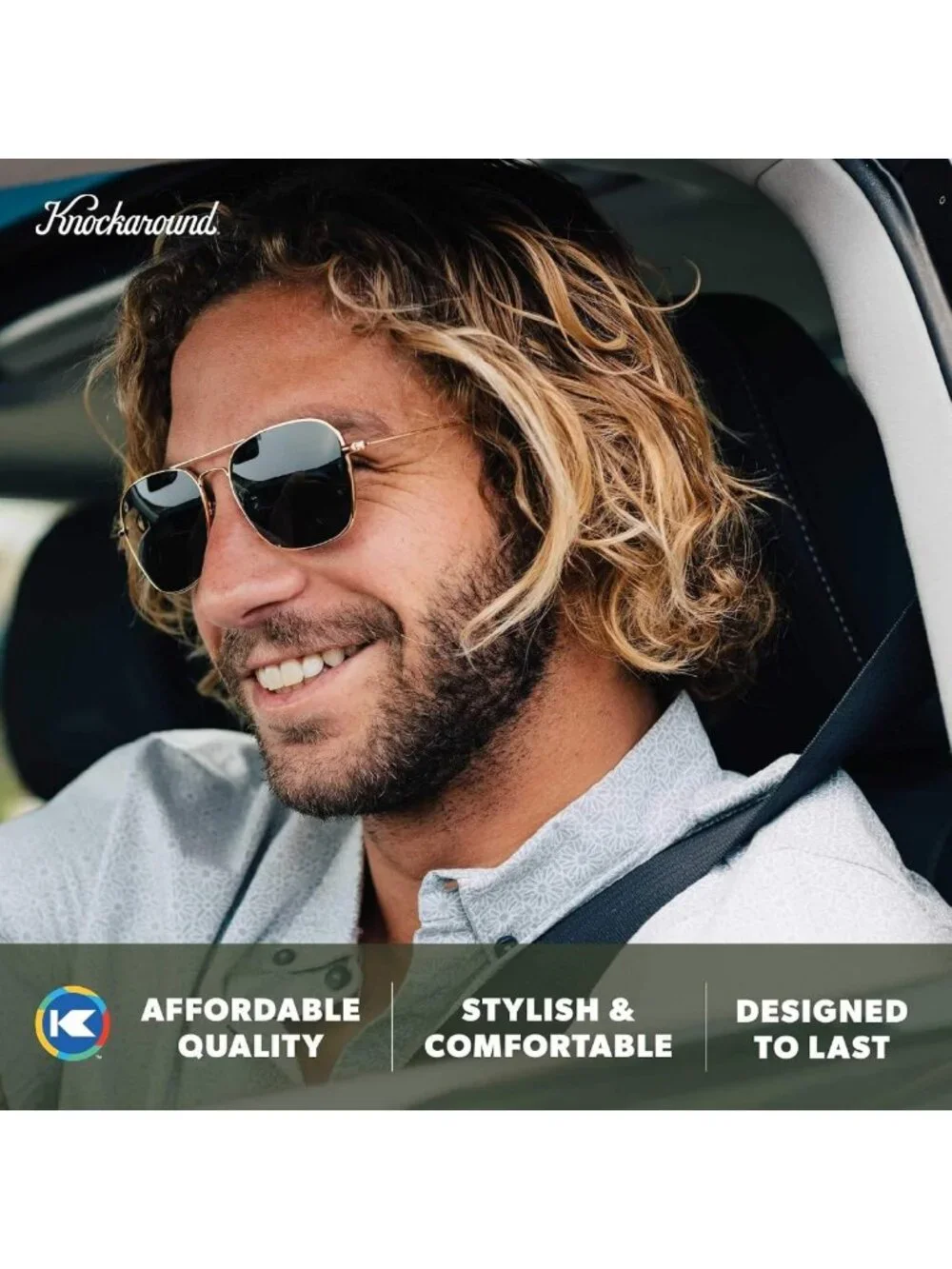 Stylish Polarized Navigator Sunglasses for Men & Women - UV Protection
